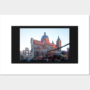 Dominican Church, Church, Christmas Market, Munster, City, Westphalia Posters and Art